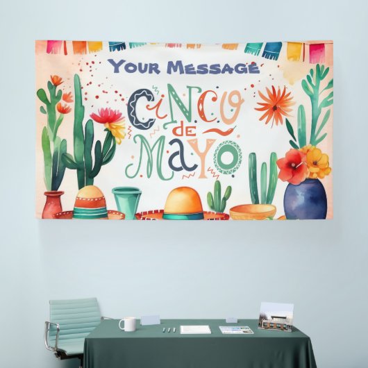 Cinco De Mayo Party Spandoek (Beurs)