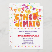 Cinco de Mayo Party Uitnodigingen (Voorkant / Achterkant)