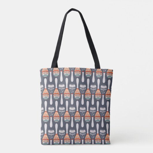 Cinco De Mayo Pattern Tote Bag (Achterkant)