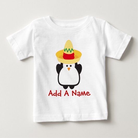 Cinco de Mayo Penguin Toddler Shirt (Voorkant)