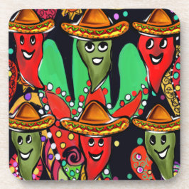 Cinco de Mayo Pepers Bier Onderzetter
