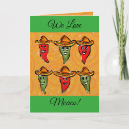 Cinco de Mayo Pepers Kaart