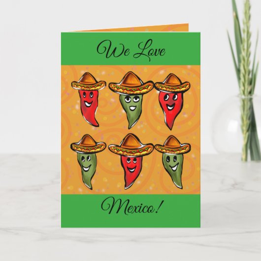Cinco de Mayo Pepers Kaart (Voorkant)