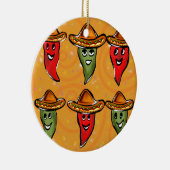 Cinco de Mayo Pepers Keramisch Ornament (Rechts)