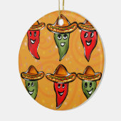 Cinco de Mayo Pepers Keramisch Ornament (Links)