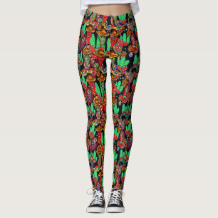 Cinco de Mayo Pepers Leggings