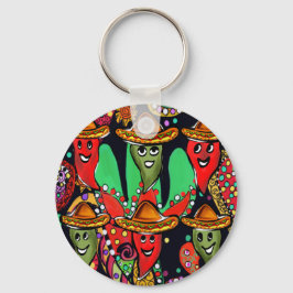 Cinco de Mayo Pepers Sleutelhanger