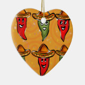 Cinco de Mayo Peppers Keramisch Ornament (Rechts)