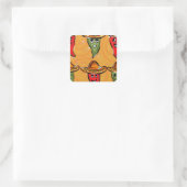 Cinco de Mayo Peppers Vierkante Sticker (Tas)