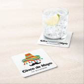 Cinco de Mayo Personalized Kartonnen Onderzetters (Insitu)