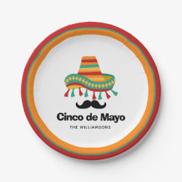 Cinco de Mayo Personalized Papieren Bordje