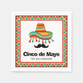 Cinco de Mayo Personalized Servet (Voorkant)