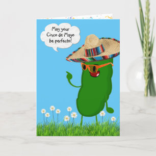 Cinco de Mayo Pickle met Sombrero Kaart