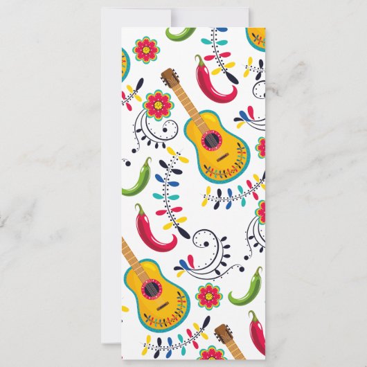 Cinco de Mayo Pinata Party Kaart (Achterkant)