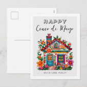 Cinco De Mayo Promotioneel vastgoed Feestdagenkaart (Voorkant / Achterkant)