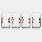 Cinco de Mayo Pugs Bril Blikvorm Glas (Links)