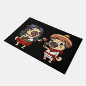 Cinco De Mayo Pugs Doormat Deurmat (Schuin)