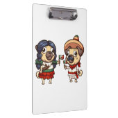 Cinco De Mayo Pugs Klembord (Rechts)