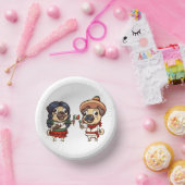 Cinco de Mayo Pugs Paper Bowls Papieren Kommen (Feest)