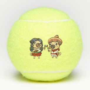 Cinco De Mayo Pugs Tennis Balls Tennisballen