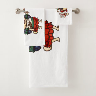 Cinco De Mayo Pugs Towel Set Bad Handdoek