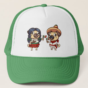 Cinco De Mayo Pugs Trucker Hat Pet