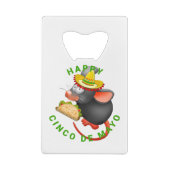 cinco de mayo rat creditkaart flessenopener (Achterkant)