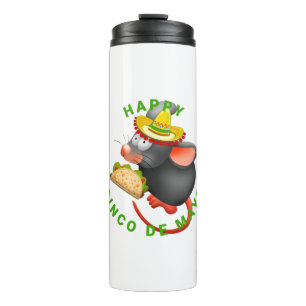 cinco de mayo rat thermosbeker