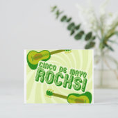 Cinco de Mayo Rocks! Kaart (Staand voorkant)