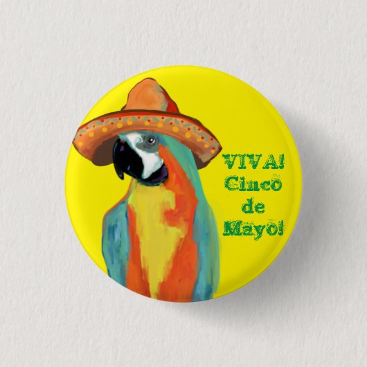 CINCO DE MAYO RONDE BUTTON 3,2 CM (Voorkant)