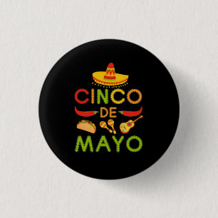 Cinco de Mayo Ronde Button 3,2 Cm