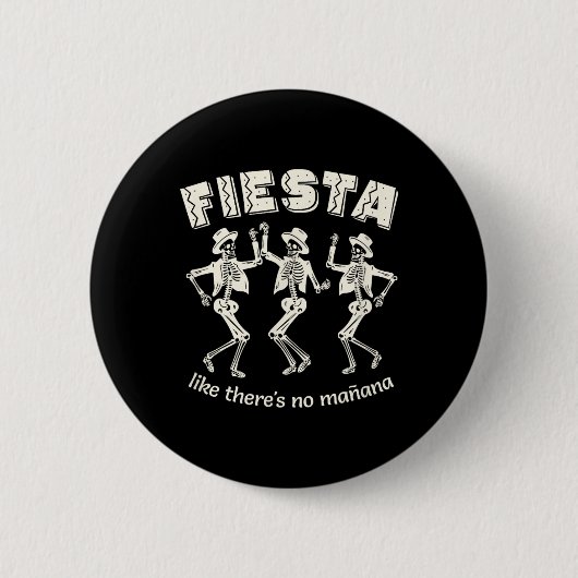 Cinco De Mayo Ronde Button 5,7 Cm (Voorkant)