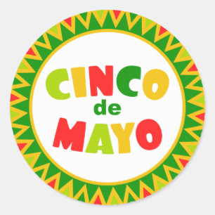 Cinco de Mayo Ronde Sticker