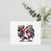 Cinco de Mayo Rooster Briefkaart (Staand voorkant)