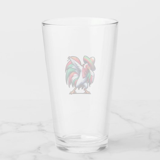 Cinco de Mayo Rooster Glas (Achterkant)