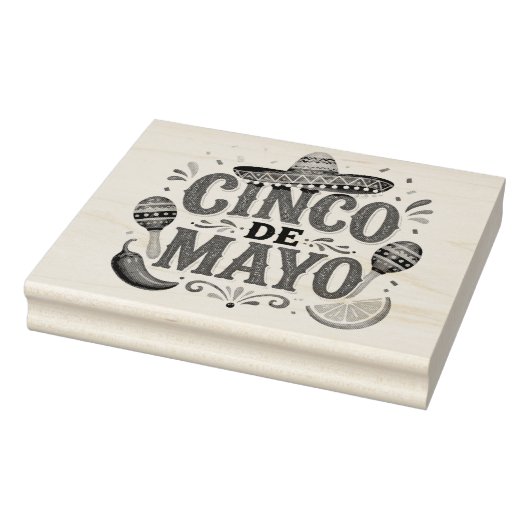 Cinco de Mayo Rubberstempel (Stempel)