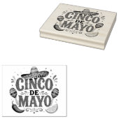 Cinco de Mayo Rubberstempel (Gestempeld)