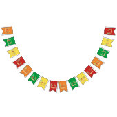 Cinco de Mayo runing habanero bunting flag banner (Alle)