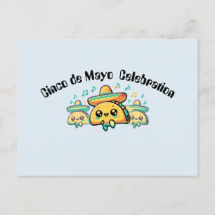 Cinco de Mayo Salsa Tacos Briefkaart