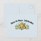 Cinco de Mayo Salsa Tacos Briefkaart (Voorkant / Achterkant)