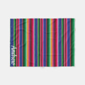 Cinco de Mayo Serape Lap Blanket voor rolstoel Fleece Deken (Voorkant (Horizontaal))