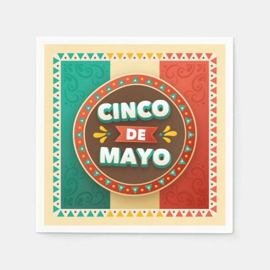 Cinco De Mayo Servetten (Voorkant)