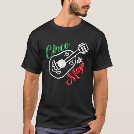 Cinco De Mayo Shirt Fiesta Camisa De Mayo De Cinco (Voorkant)