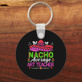 Cinco de Mayo Shirt Grappig Mexicaans Nacho Gemidd Sleutelhanger (Voorkant)