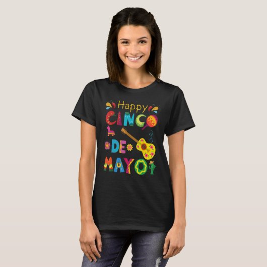 Cinco De Mayo Shirt Mexican Fiesta 5 De Mayo (Voorkant volledig)