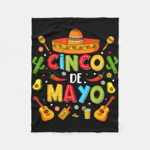 Cinco de mayo shirt voor mannen vrouwen mexicaans fleece deken