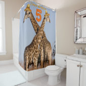 Cinco de Mayo Shower Curtain Giraffe Douchegordijn (In situ)