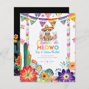 Cinco De Mayo Sip en Salsa Funny Cat FIESTA