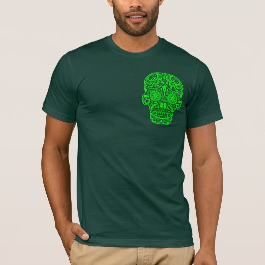 Cinco de Mayo Skull #9 T-shirt (Voorkant)