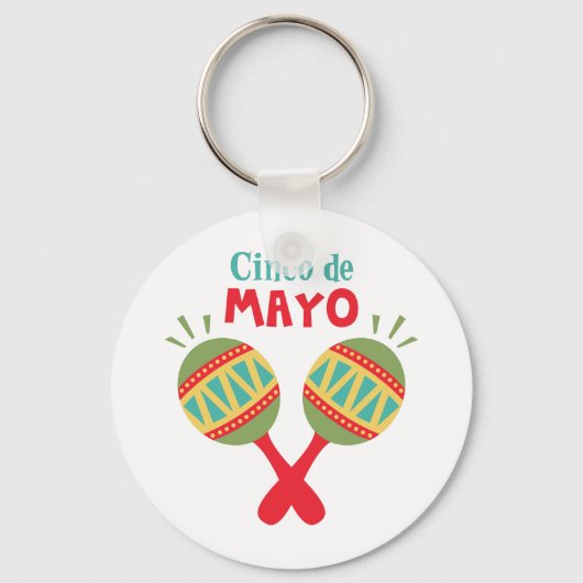 Cinco De Mayo Sleutelhanger (Voorkant)